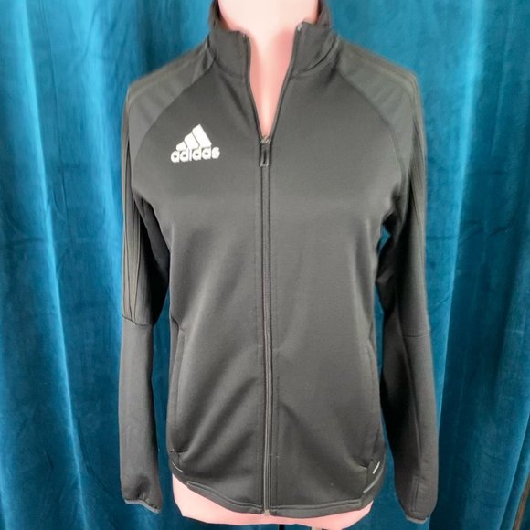 Adidas Other - Adidas Boys Youth Full Zip Black Track Jacket